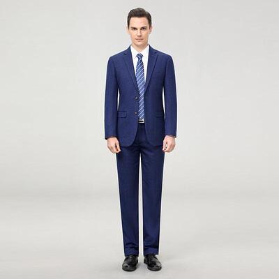 秋冬两时件套西西装男士中青年装尚商务工作服6932-1-I职业套结婚