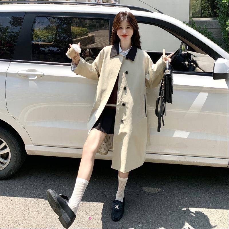 卡色高级其感衣C259-995外套5女202秋季新款韩系休闲收腰风显瘦中