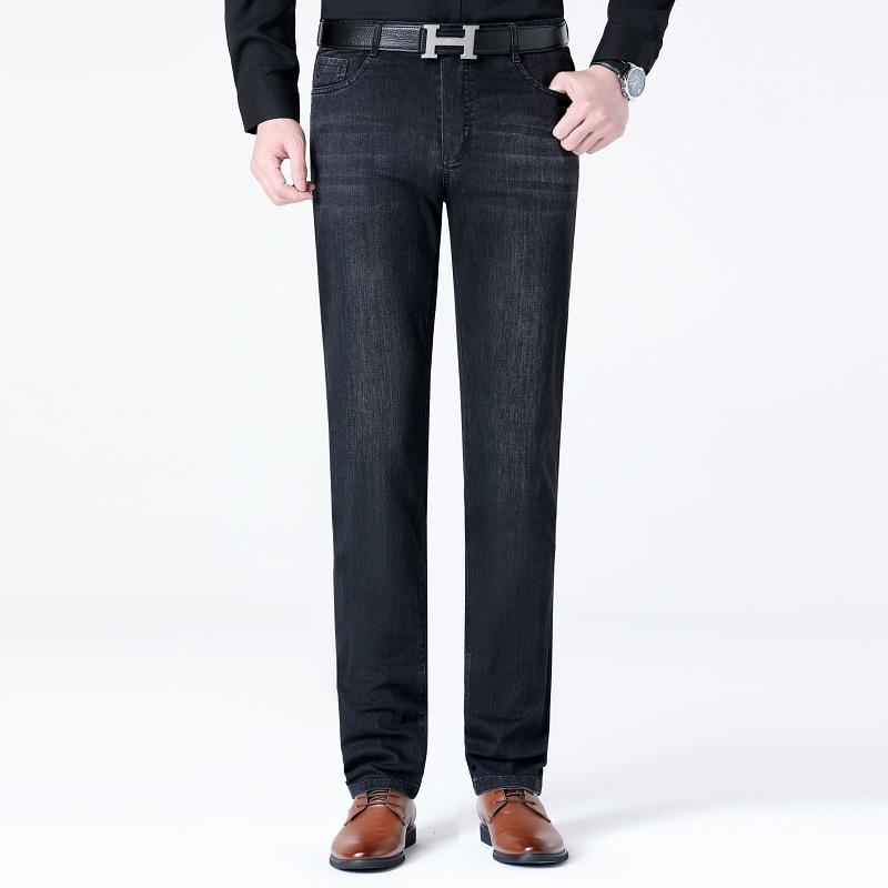 牛仔男2700-KA024裤年新搭款修商务直筒百时尚韩版弹力身休闲长裤