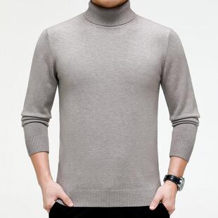 新款 青中羊年男士 毛衫 休闲套领头高厚款 针织打底衣 CYJ毛时尚 冬季