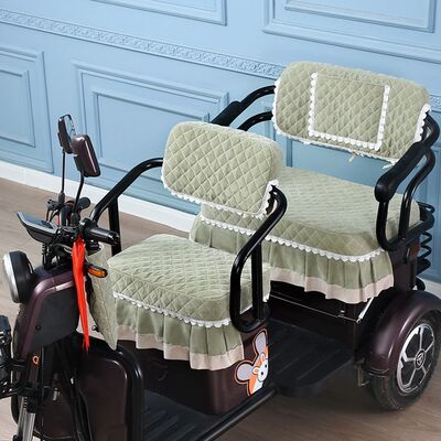 新款金彭SU7爱玛雅迪CL9 CL12 CL13三轮车坐垫雪尼尔四季通用座套