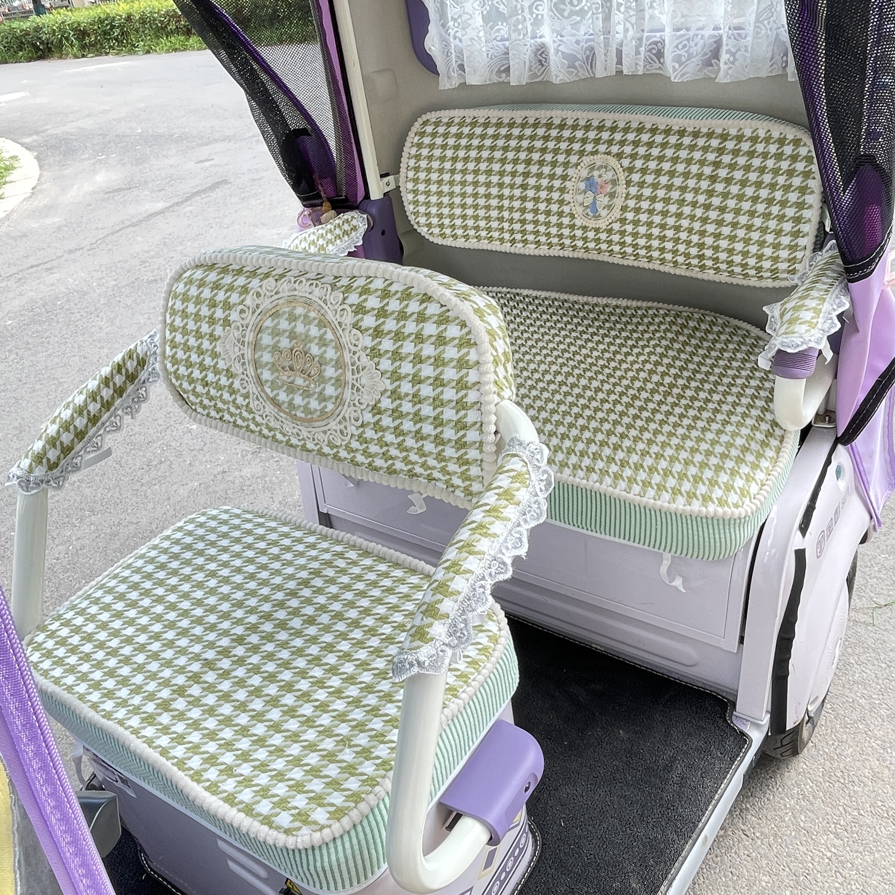 雅迪C16C18爱玛乐享CA500台铃X16X18新款时尚可机洗四季通用座套