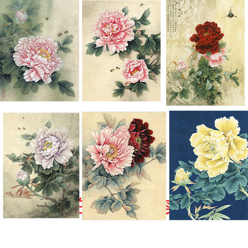 小品一套初学者勾线练习工笔画