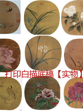 一套初学者临摹上色练习工笔画