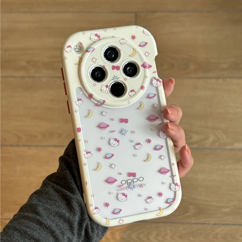 ins风奶油星球凯蒂猫手机壳