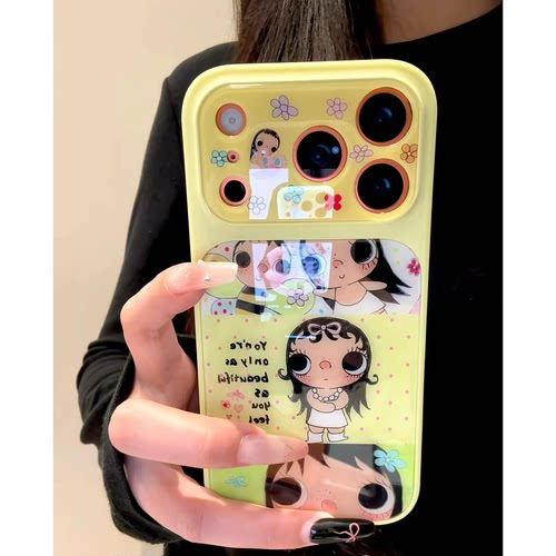 韩系ins小玉大视窗iPhone手机壳