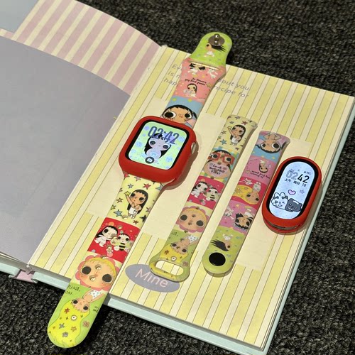 治愈小yuy玉适用iWatch硅胶表带