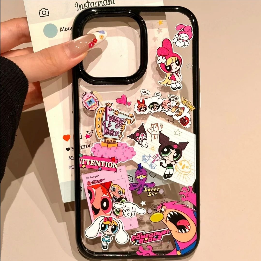 苹果17/16拼图小女警手机壳