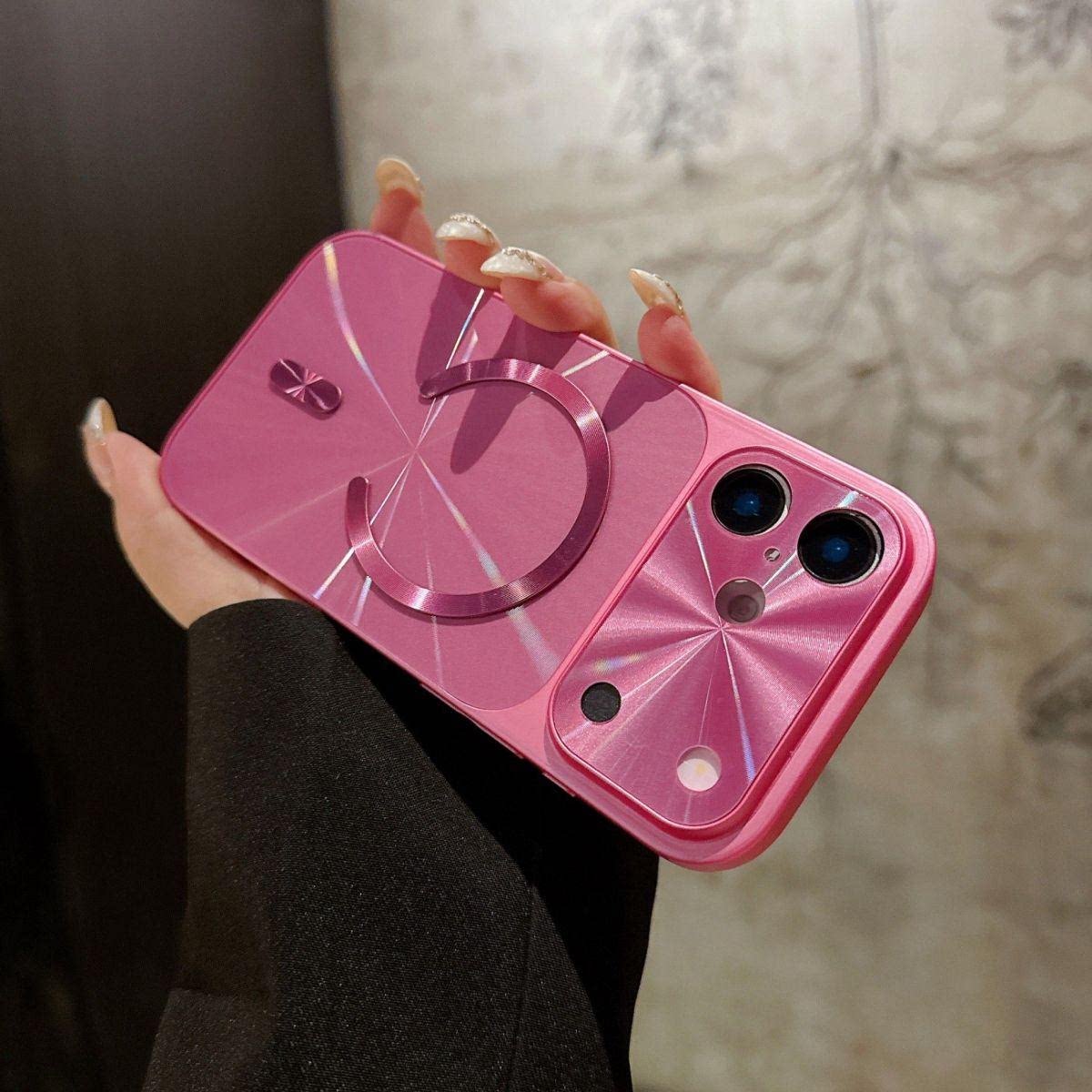 CD纹极光秒变17大视窗适用苹果17promax手机壳iphone16pro磁吸14新款个性15潮流网红13全包防摔17Air男女情侣