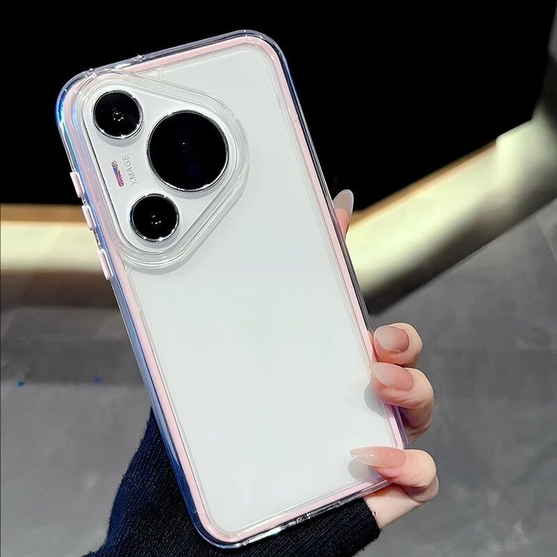 适用华为Pura70/80pro手机壳二合一边框mate60透明防摔50E简约Pura80ULtra多巴胺色系Nova14情侣防摔保护套软,3C数码配件,手机保护套/壳,淘宝优惠券,粉丝福利购,淘宝优惠卷