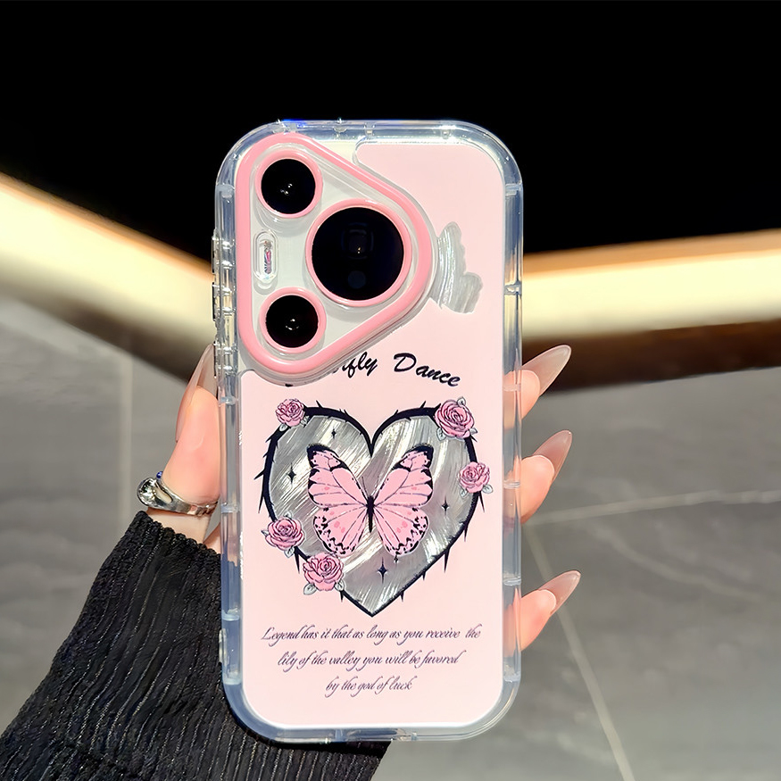 苹果15亚克力羽纱小众