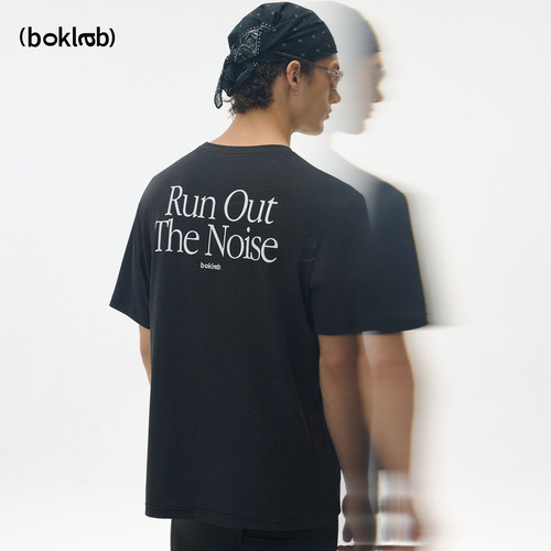 BOKLAB跑掉噪音印花短袖