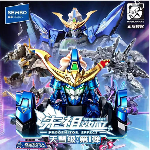 先祖效应国风机甲盲盒手办摆件