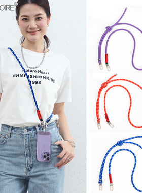 ROSE NOIRE钛原色8MM长短可调手机绳户外露营山系手机挂绳 长款绳