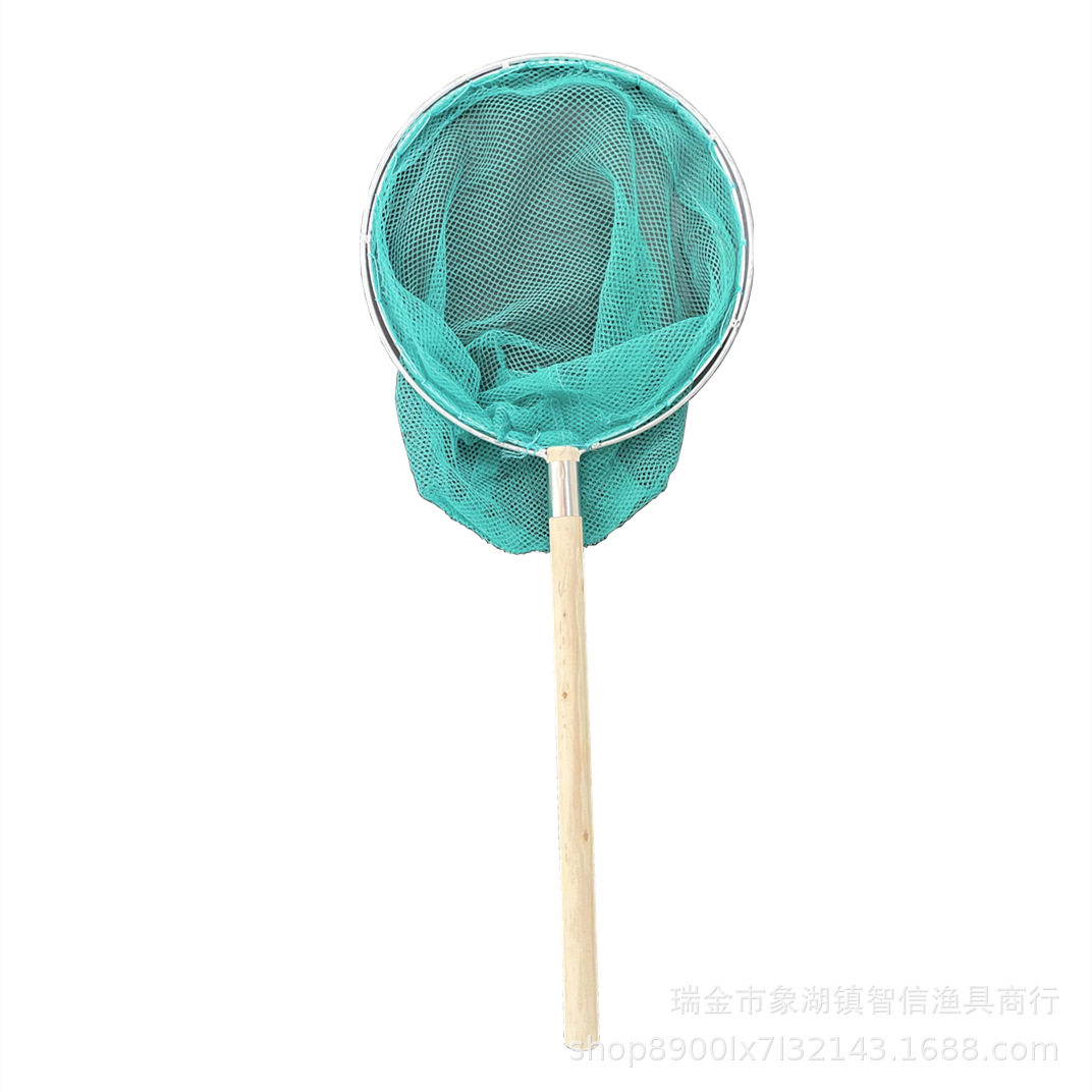 木柄双圈防磨抄网速干捞鱼网兜水产养殖饭店超市鱼网鱼捞渔具捞虾