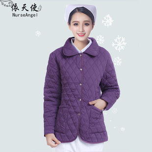 依天使护士棉衣外套保暖防寒导诊服急诊外出服长袖韩版工作服大码