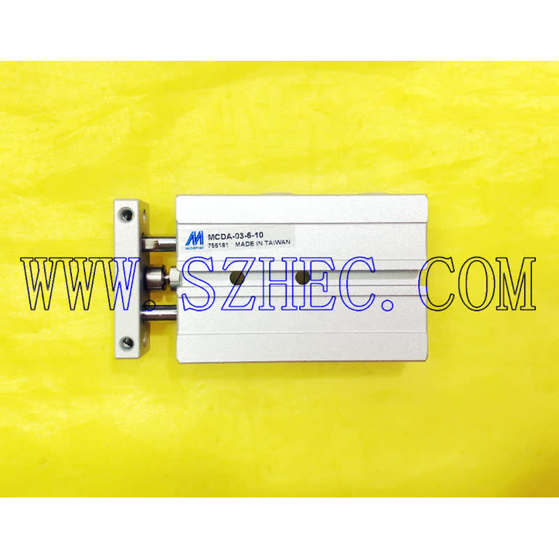 正品 台湾金器  MINDMAN 附磁 双轴倍力气压缸 MCDA-03-6-10 原装
