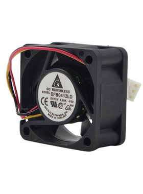 台达4020 12V 0.08A 4CM EFB0412LD 超静音 1U交换机散热风扇