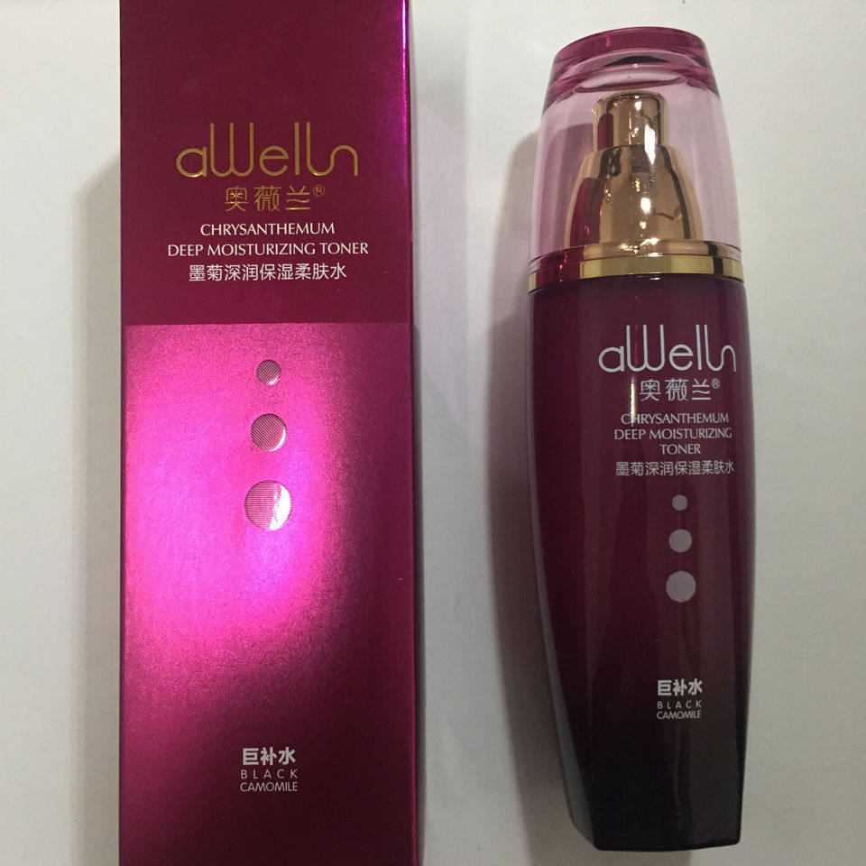 正品奥薇兰墨菊深润保湿亮肤紧致润白柔肤水140毫升