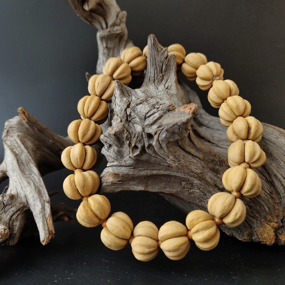 手串玩手持五福手串山楂连体籽子颗五福山楂核男盘冷门手链籽108