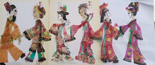 红楼梦人物皮影戏教学表演剧幕