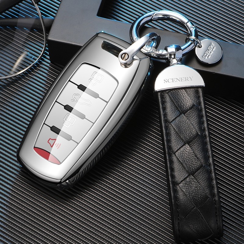 2012款老款腾翼c30长城2011款c20r凌傲c50哈佛h6汽车钥匙包真皮套