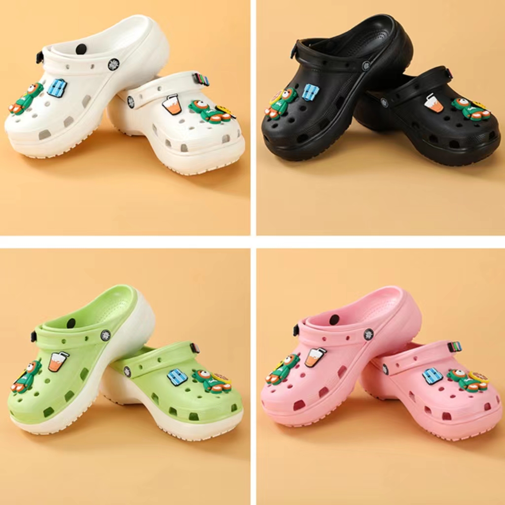 回头率爆表的云朵洞洞鞋增高防滑美尘云朵洞洞鞋弹性中底舒适防滑