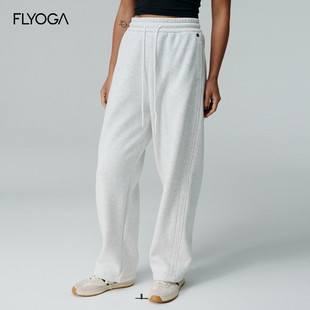 FLYOGA飞蓝秋冬专用健身宽松休闲加绒保暖2026新款运动卫裤31925