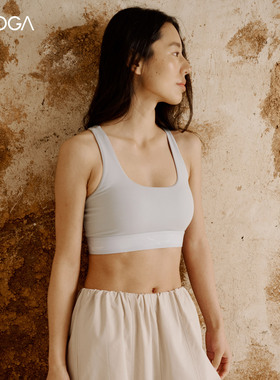 FLYOGA飞蓝天然云麻系列运动高强度汉麻插杯背心61109