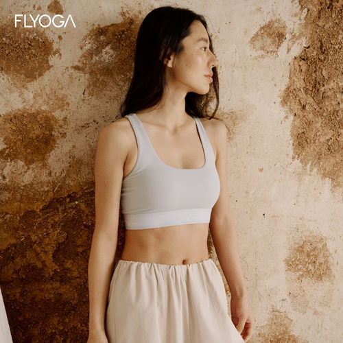 FLYOGA飞蓝瑜伽服夏带胸垫跑步工字健身普拉提绝美训练运动背心女
