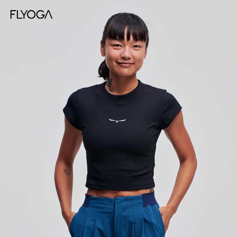 FLYOGA飞蓝瑜伽T恤女运动内衣健身跑步训练服51208