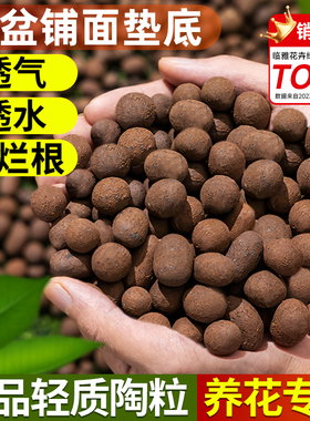 陶粒垫底养花专用多肉营养土花盆花卉回填鱼缸水培铺面火山石颗粒