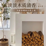 Дрова на новоселье, маленькие дрова для гостиной, настольные украшения, украшения, полено из ели, куча в дом, камин, костер, дрова