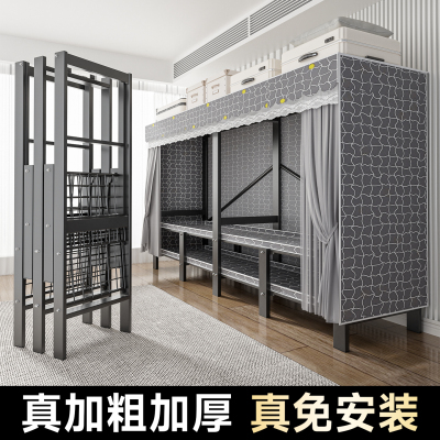 衣柜家用卧室免安装折叠简易布衣柜出租房专用全钢架结实耐用衣橱