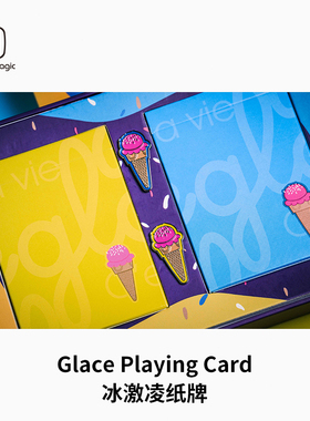 培根魔术 BPCC 冰激凌纸牌 Glace Deck 黄色蓝色 雪糕花切魔术