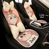 2024汽车坐垫小车SUV四季 卡通座套女生可爱座椅套网红女士汽车座