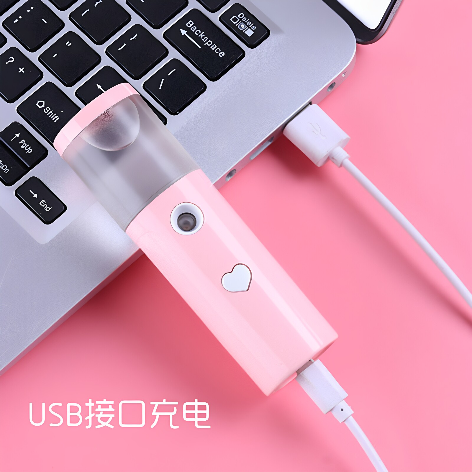 包邮 L20纳米补水仪喷雾仪充电冷喷蒸脸喷雾器充电宝美容器补水仪