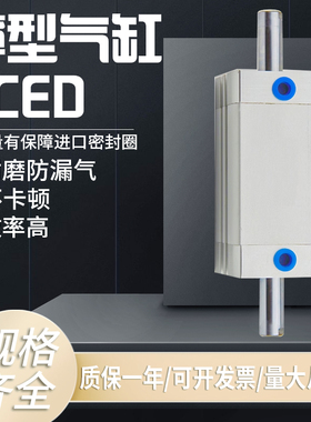 亚德客型双出气缸ACED12 16 20 25 32 4050 63X10X20X25X50X100SB