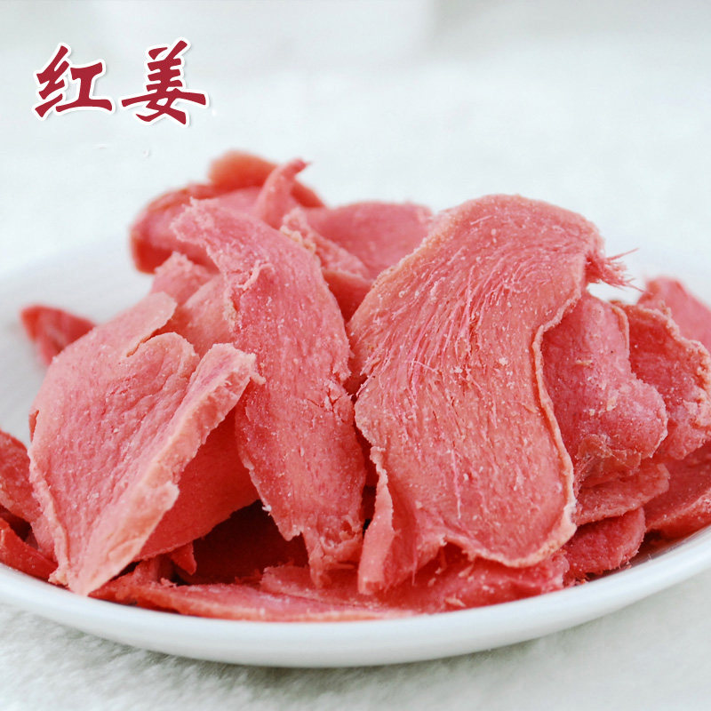 湖南特产生姜片红姜片袋装瓶装