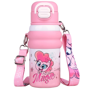 小马宝莉儿童水杯316食品级小学生幼儿园杯子女孩保温杯上学专用