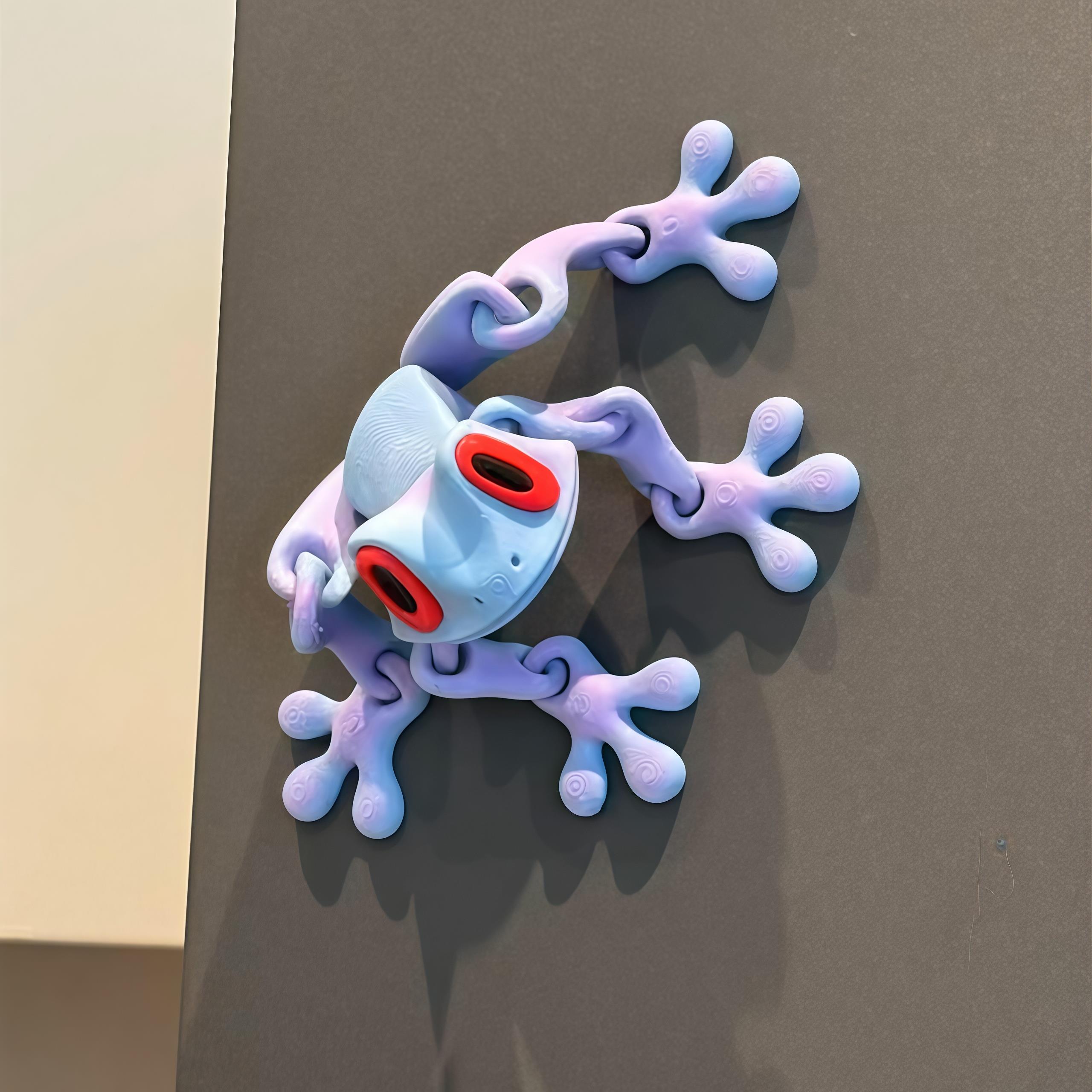 3d打印青蛙磁吸冰箱贴磁贴2025新款装饰个性创意稀奇古怪有趣立体