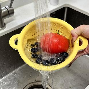 食品级双层沥水果盘 厨房好物 洗水果沥水篮洗菜盆家用2025新款