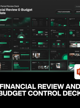 25页绿色金融财务预算商务企业商业计划书数据分析图表ppt模板