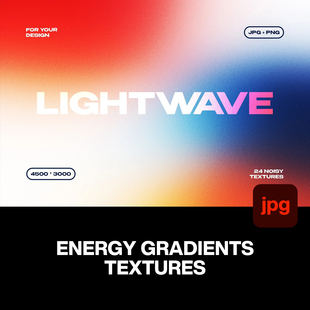 24款酸性弥散光感噪点晕染渐变科技海报Banner背景图片设计素材