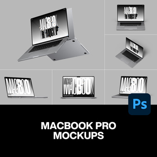 13款MacBook笔记本电脑网站网页UI设计作品展示效果图ps样机素材