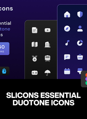 260款个性创意极简商业ui设计基础icon面性图标设计素材源文件