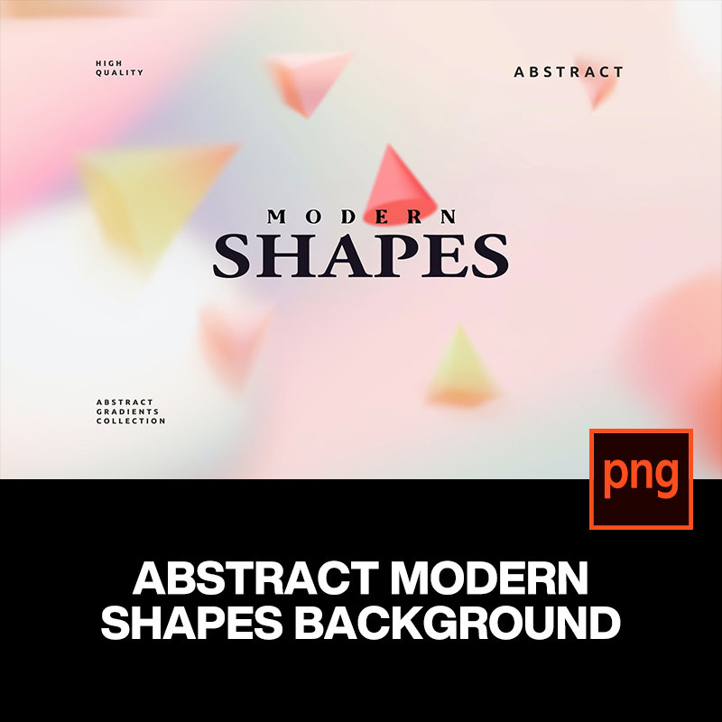 10款时尚炫彩抽象多彩动感立体几何图形海报背景底纹图片设计素材