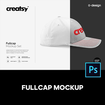 弯檐帽子鸭舌帽棒球帽logo印花图案设计贴图ps样机素材展示效果
