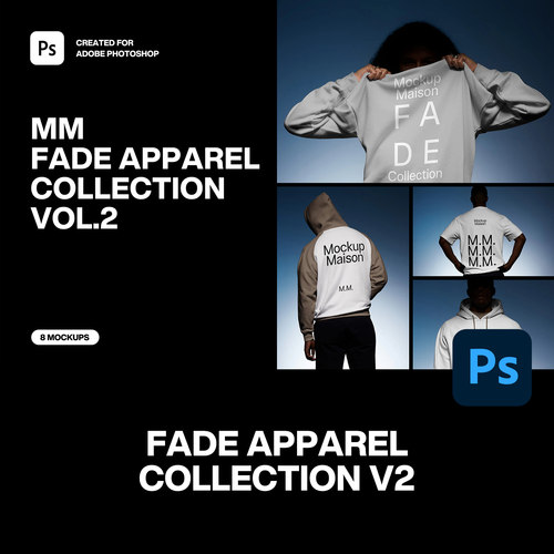 潮牌模特T恤卫衣短袖上衣PS样机