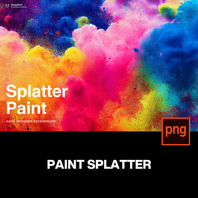 10款时尚炫彩烟雾粉尘飞溅爆炸艺术抽象海报背景底纹图片设计素材